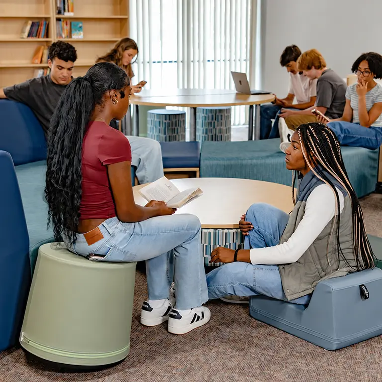 Modern Library Lounge Study Circle