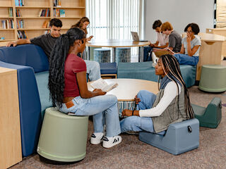 Modern Library Lounge Study Circle