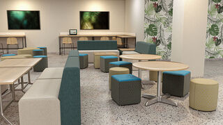 Cafeteria Lounge RENDERS Misty Diller