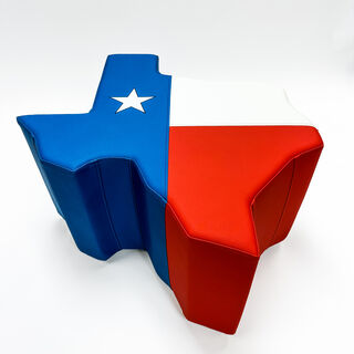 Custom Texas Ottoman