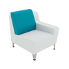 F151 Low Arm Left Social Chair