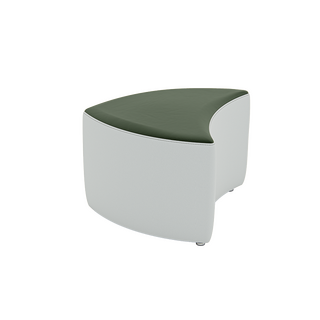 F055 Spin Wedge Ottoman