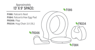 Calming Corner Comfort Line Drawing