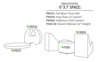 Sensory and Safe Self Regulation Line Drawing