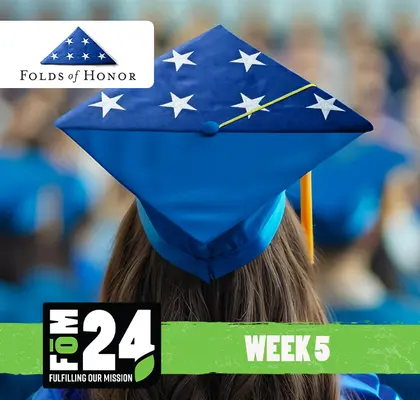 Week 5 Folds of Honor Square