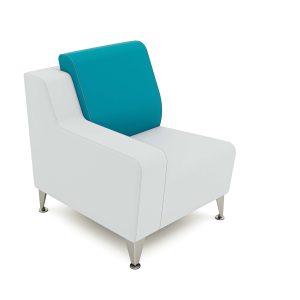 F152 Low Arm Right Social Chair